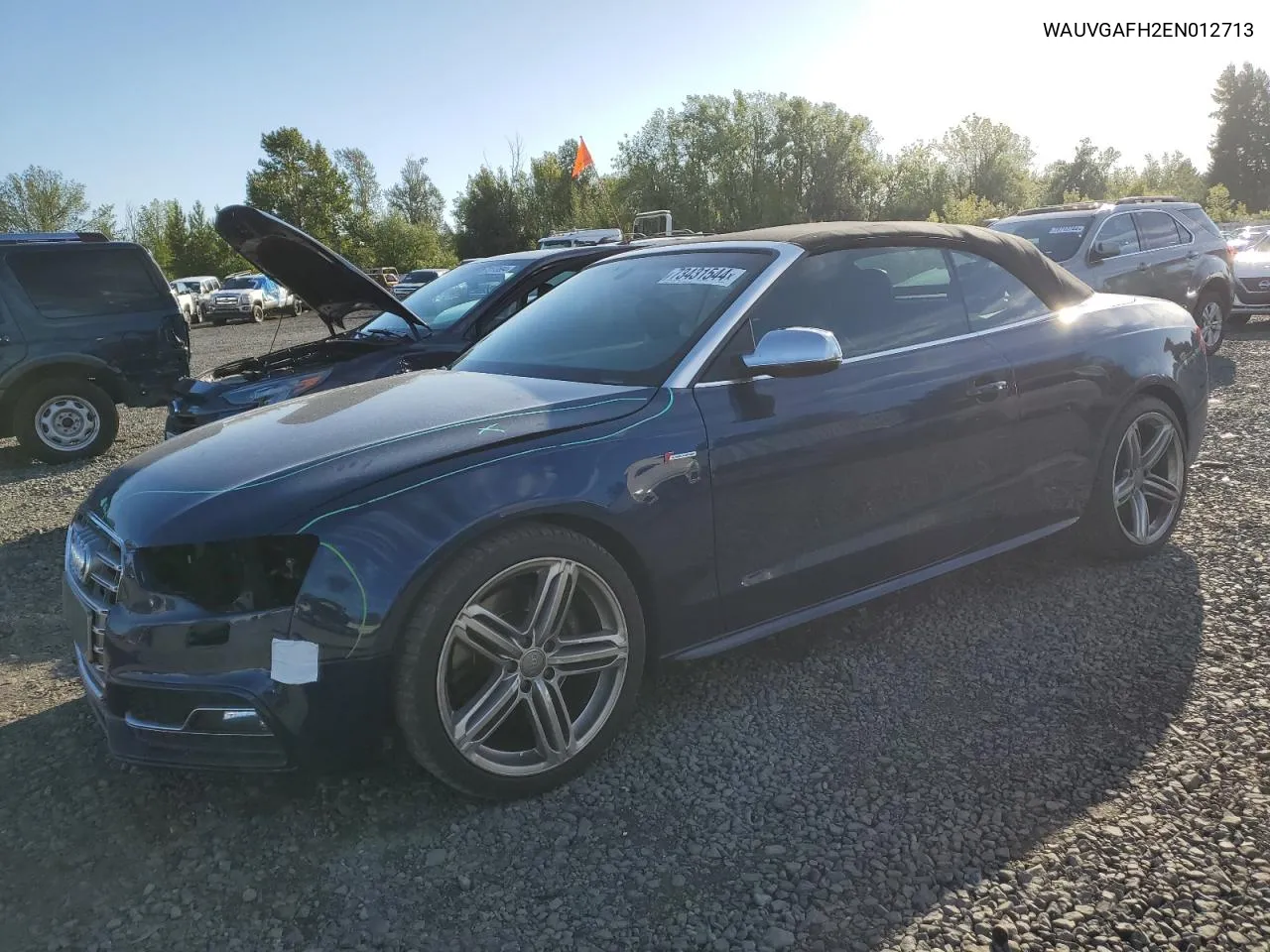 2014 Audi S5 Prestige VIN: WAUVGAFH2EN012713 Lot: 73431544