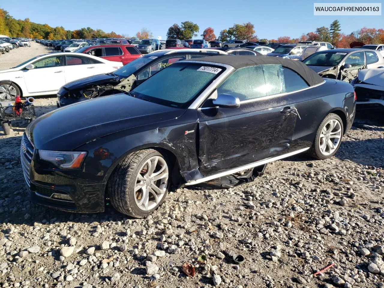 2014 Audi S5 Premium Plus VIN: WAUCGAFH9EN004163 Lot: 75017714