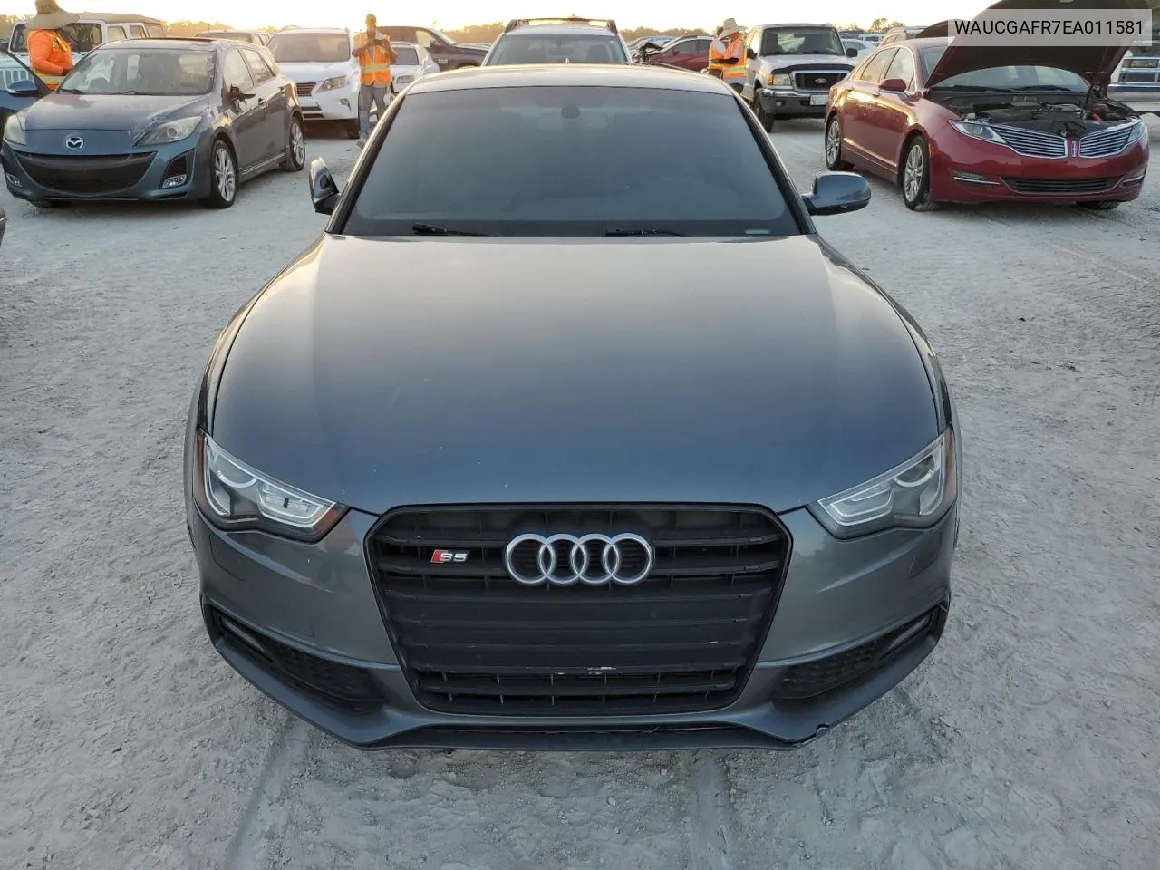 2014 Audi S5 Premium Plus VIN: WAUCGAFR7EA011581 Lot: 75203614