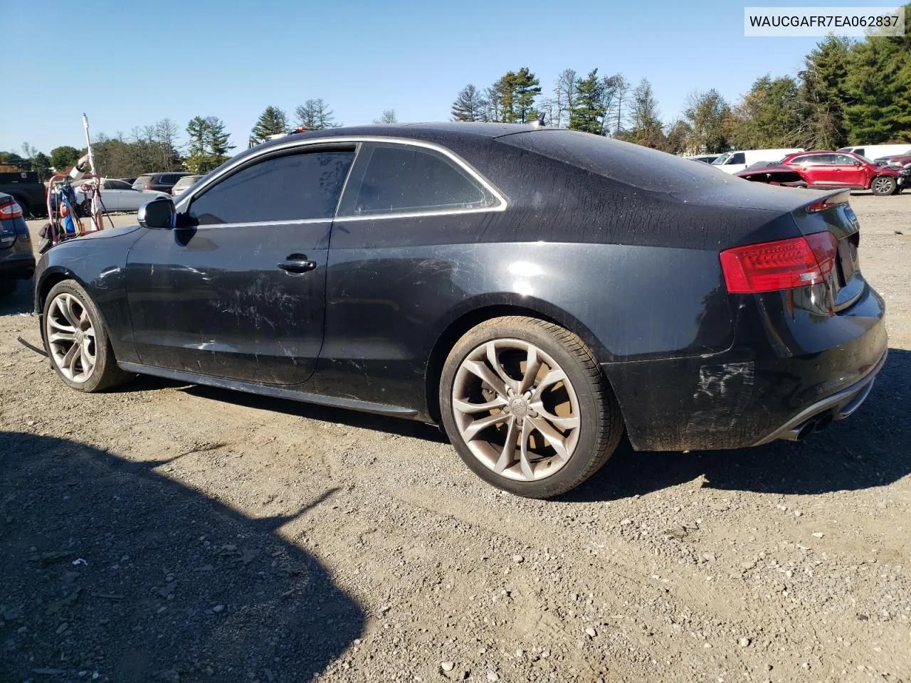 2014 Audi S5 Premium Plus VIN: WAUCGAFR7EA062837 Lot: 76374754