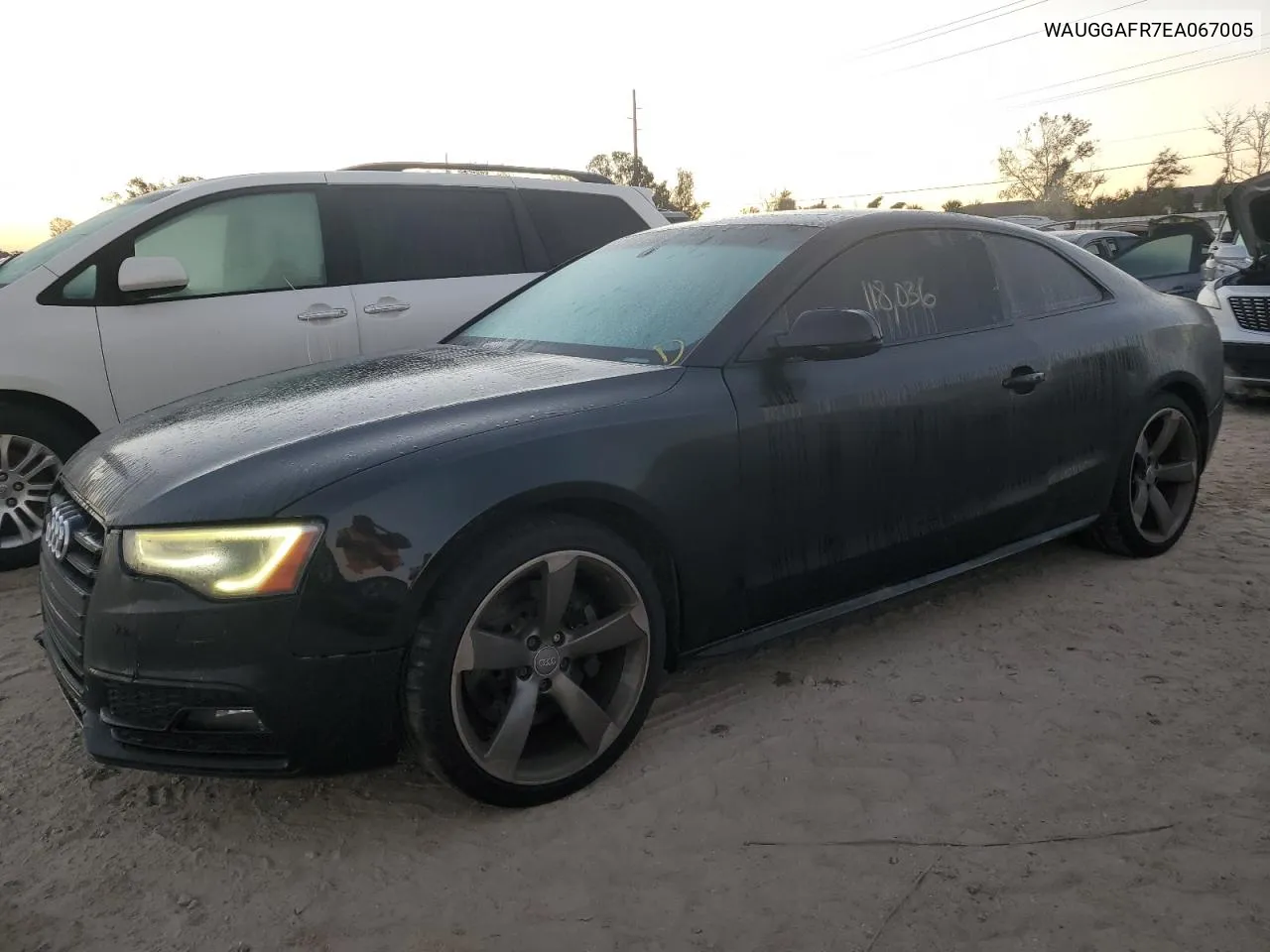 2014 Audi S5 Premium Plus VIN: WAUGGAFR7EA067005 Lot: 76773444