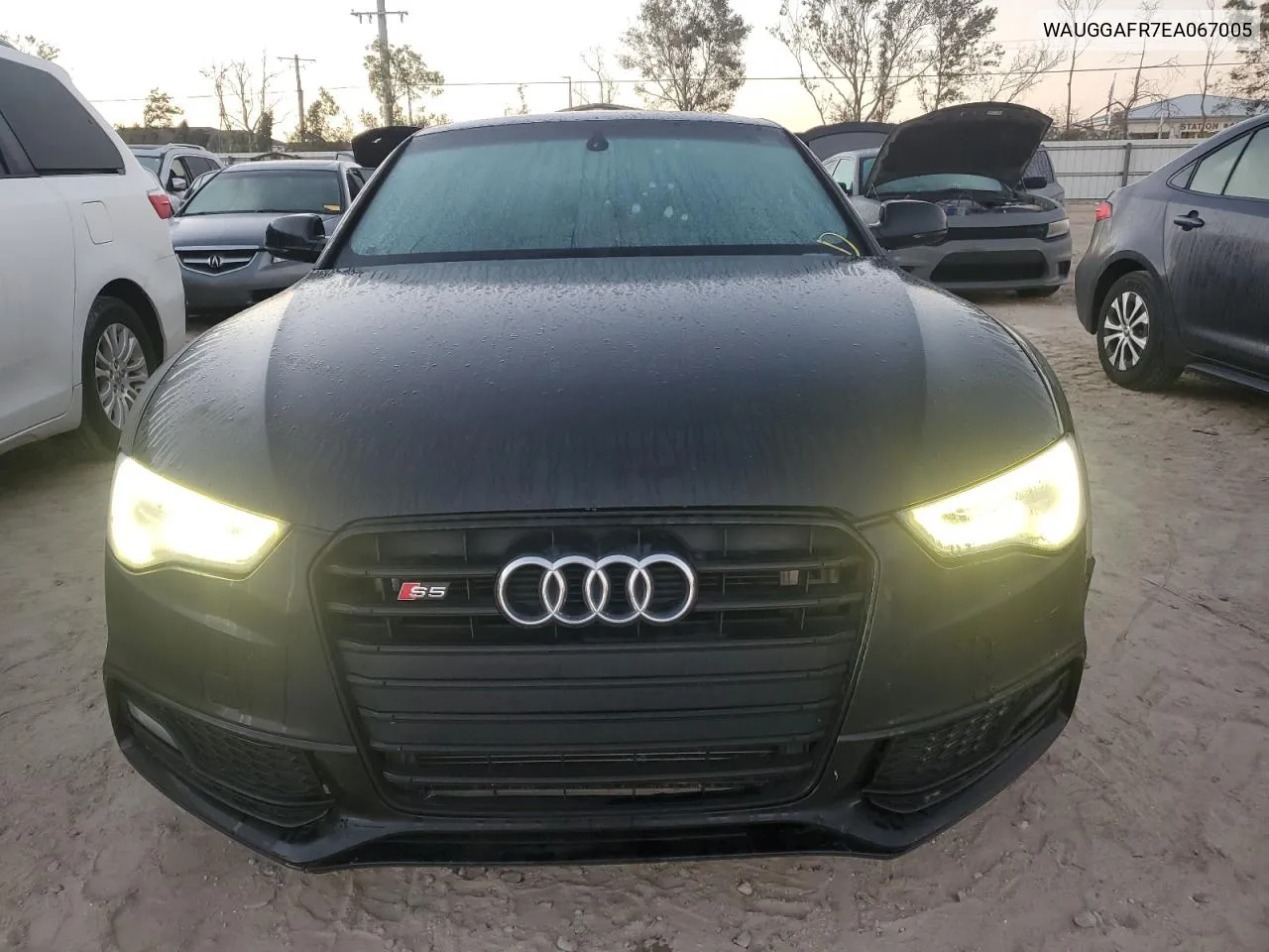 2014 Audi S5 Premium Plus VIN: WAUGGAFR7EA067005 Lot: 76773444