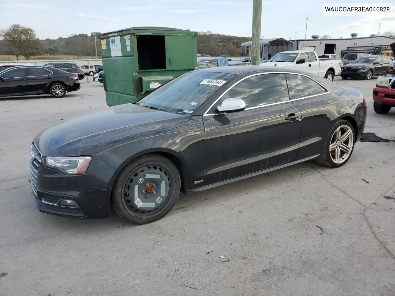 2014 Audi S5 Premium Plus VIN: WAUCGAFR3EA046828 Lot: 77654944