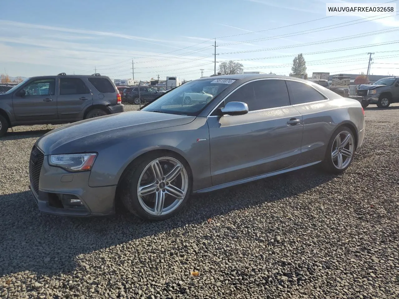 2014 Audi S5 Prestige VIN: WAUVGAFRXEA032658 Lot: 79515874