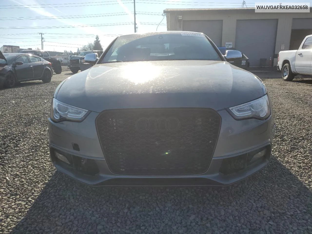 2014 Audi S5 Prestige VIN: WAUVGAFRXEA032658 Lot: 79515874