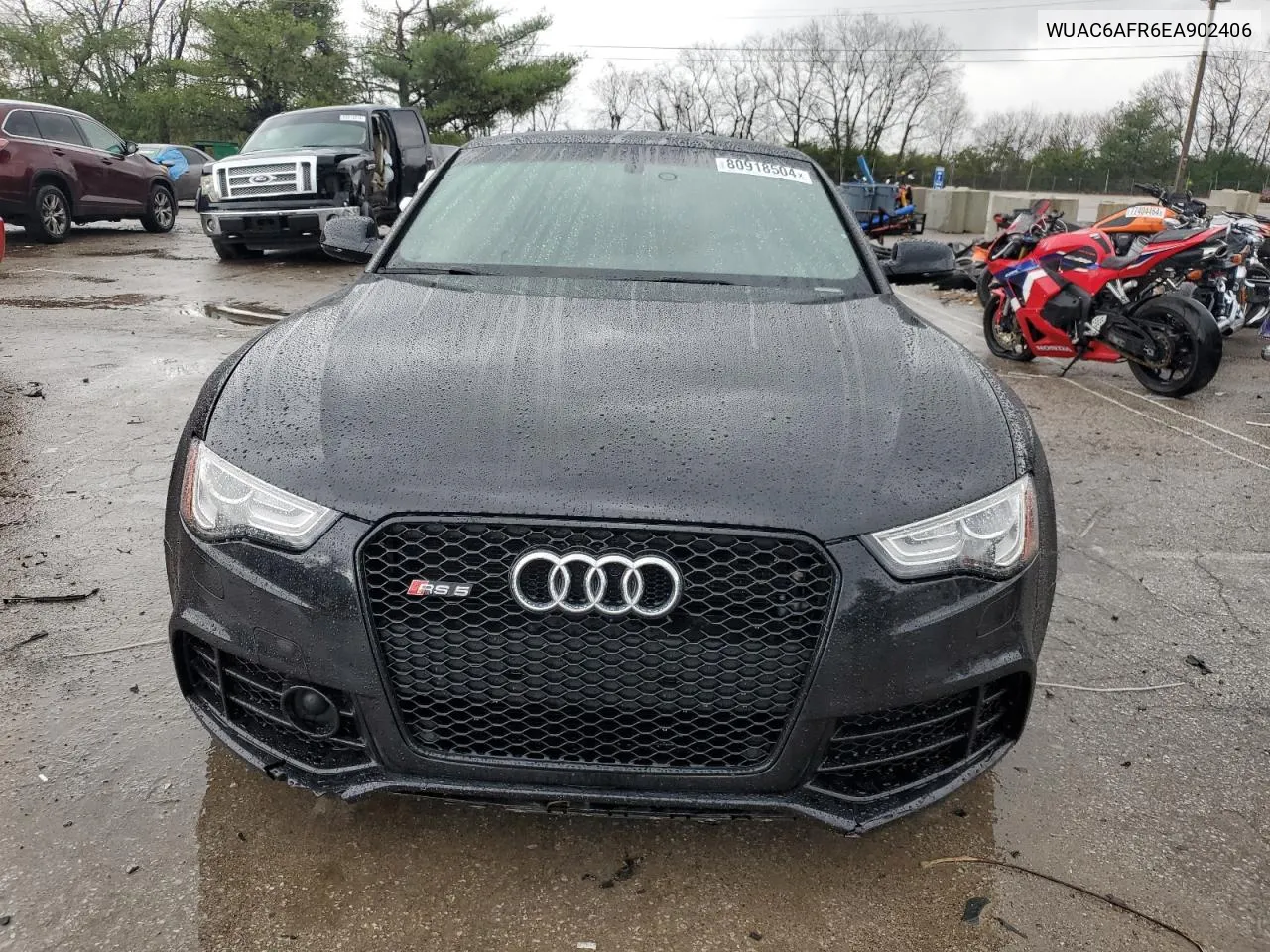 2014 Audi Rs5 VIN: WUAC6AFR6EA902406 Lot: 80918504