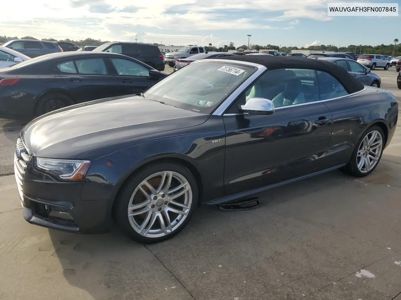 2015 Audi S5 Prestige VIN: WAUVGAFH3FN007845 Lot: 73756714