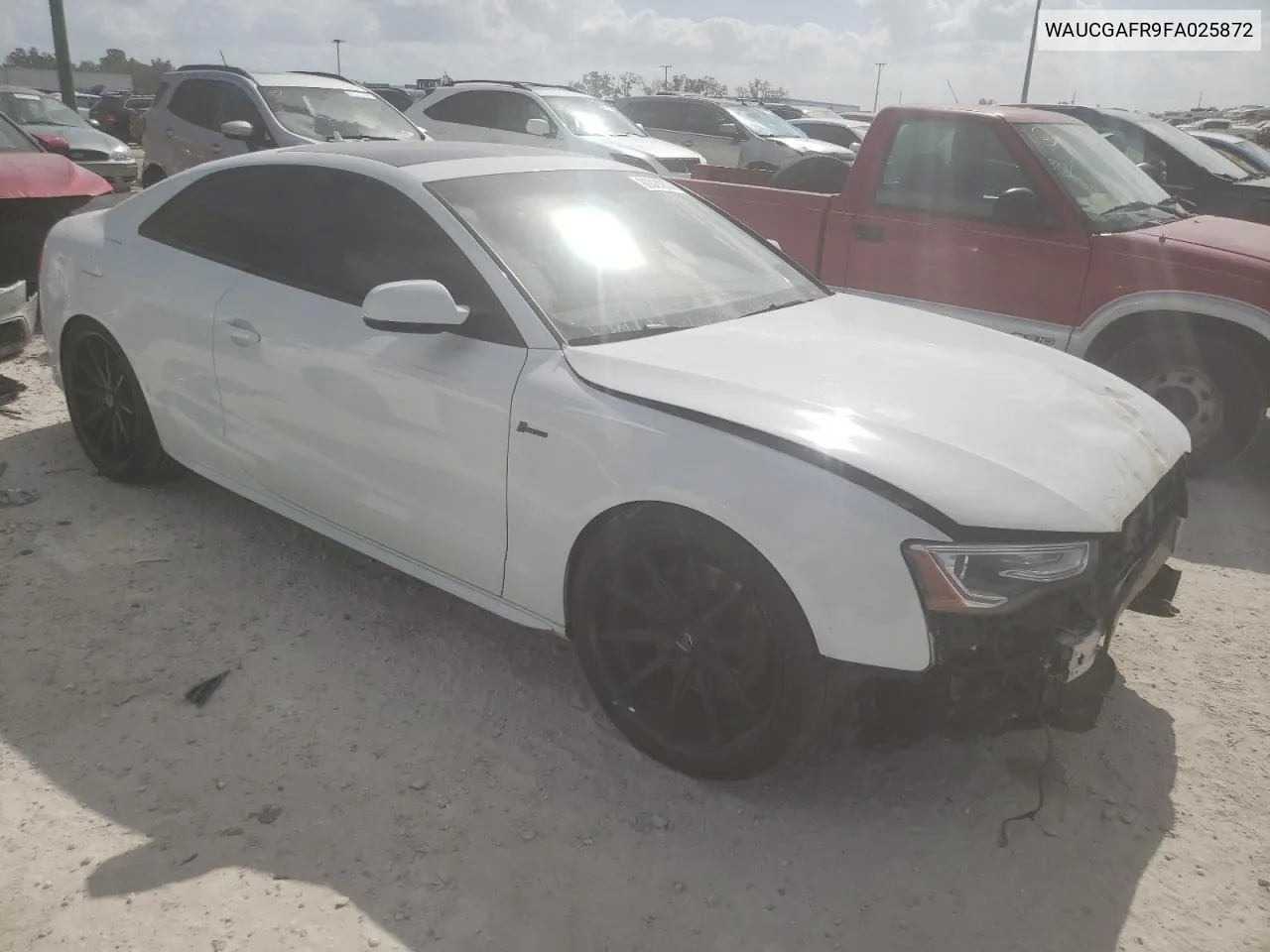 2015 Audi S5 Premium Plus VIN: WAUCGAFR9FA025872 Lot: 80021674