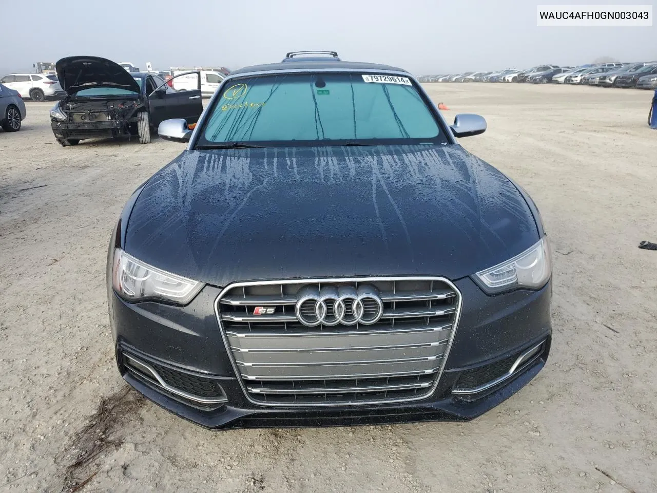 2016 Audi S5 Premium Plus VIN: WAUC4AFH0GN003043 Lot: 79729614