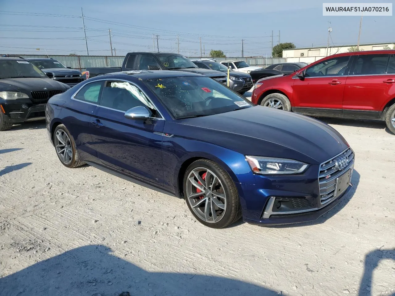 WAUR4AF51JA070216 2018 Audi S5 Prestige