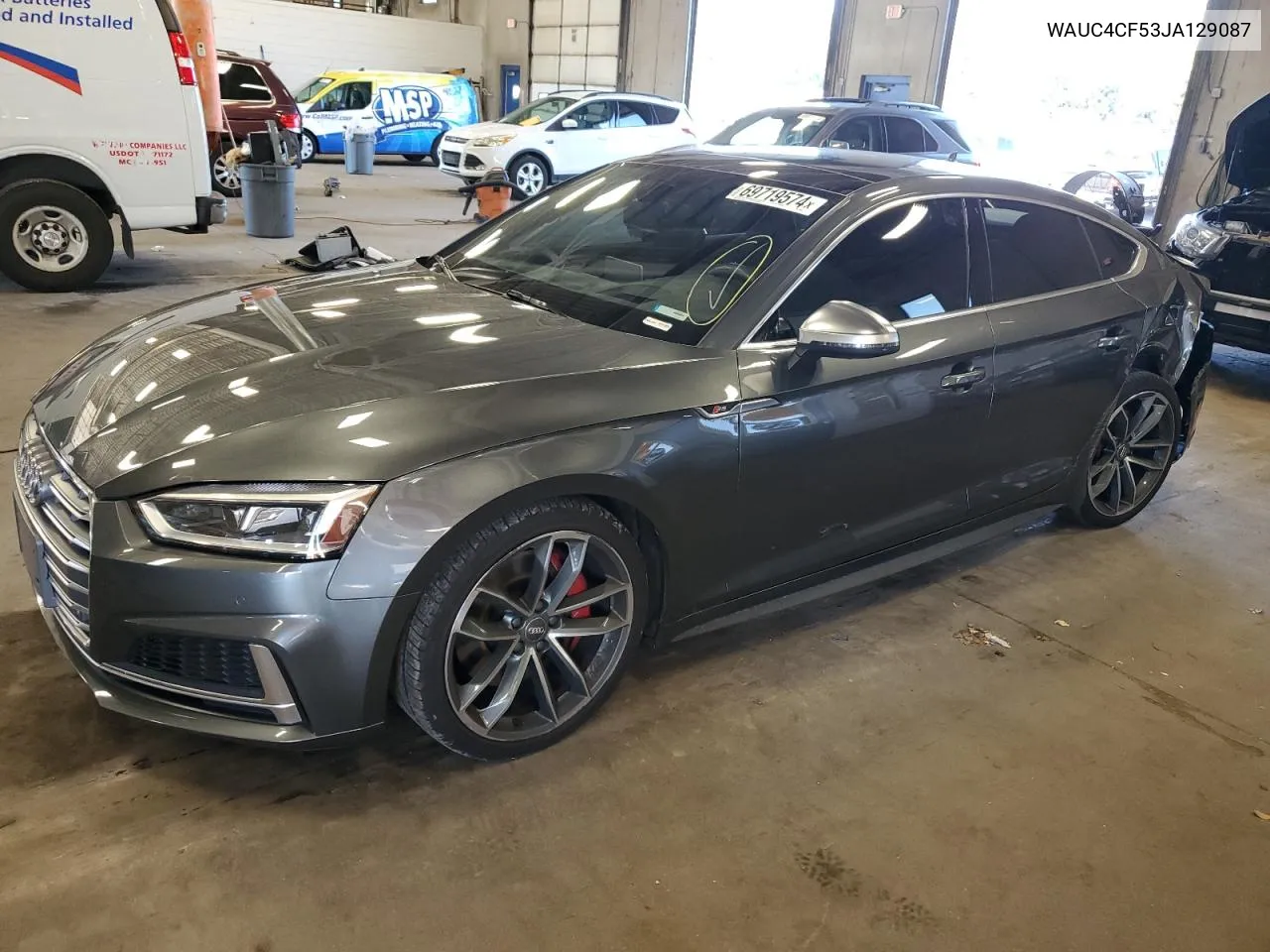 2018 Audi S5 Prestige VIN: WAUC4CF53JA129087 Lot: 69719574