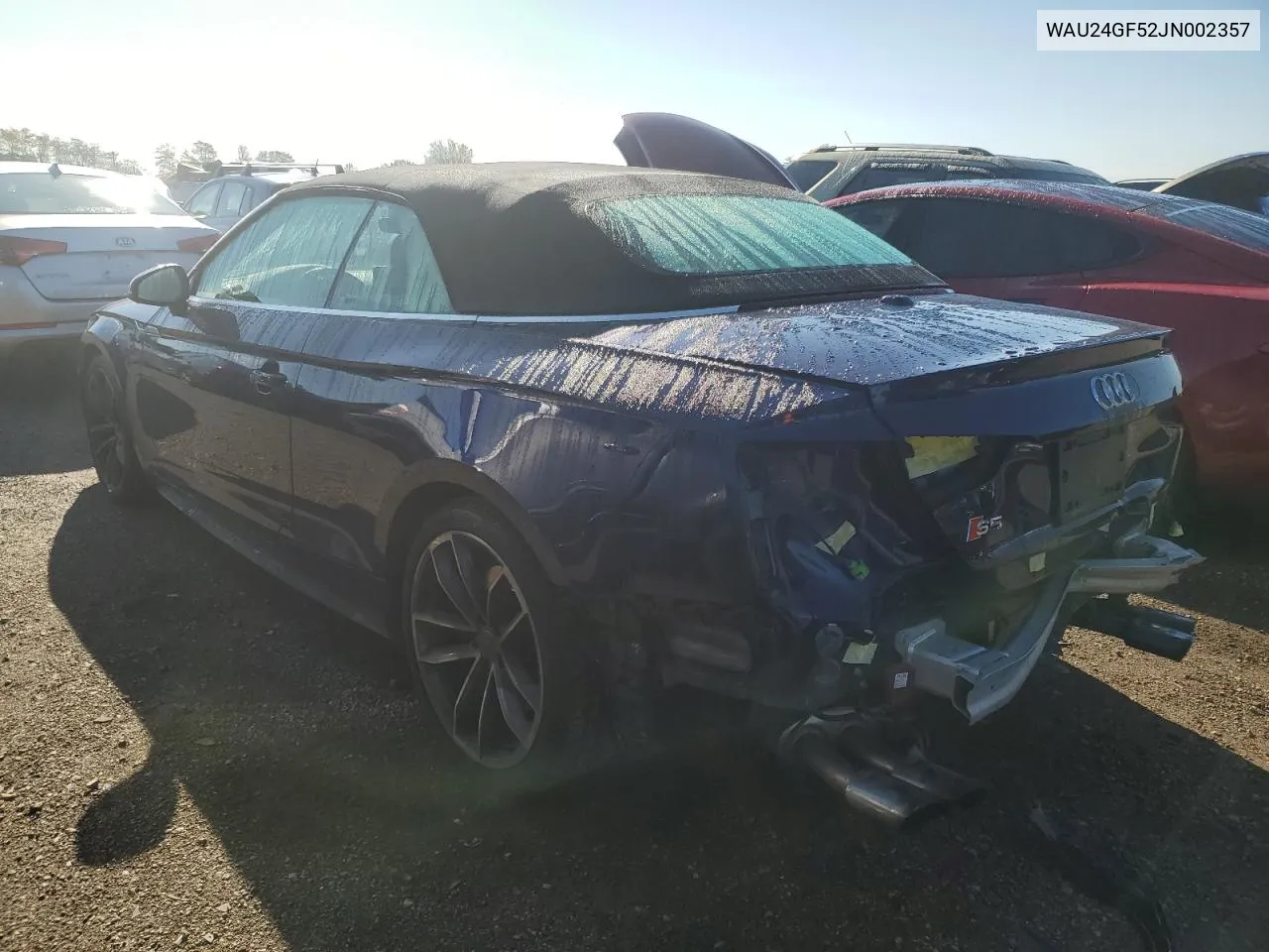 WAU24GF52JN002357 2018 Audi S5 Prestige