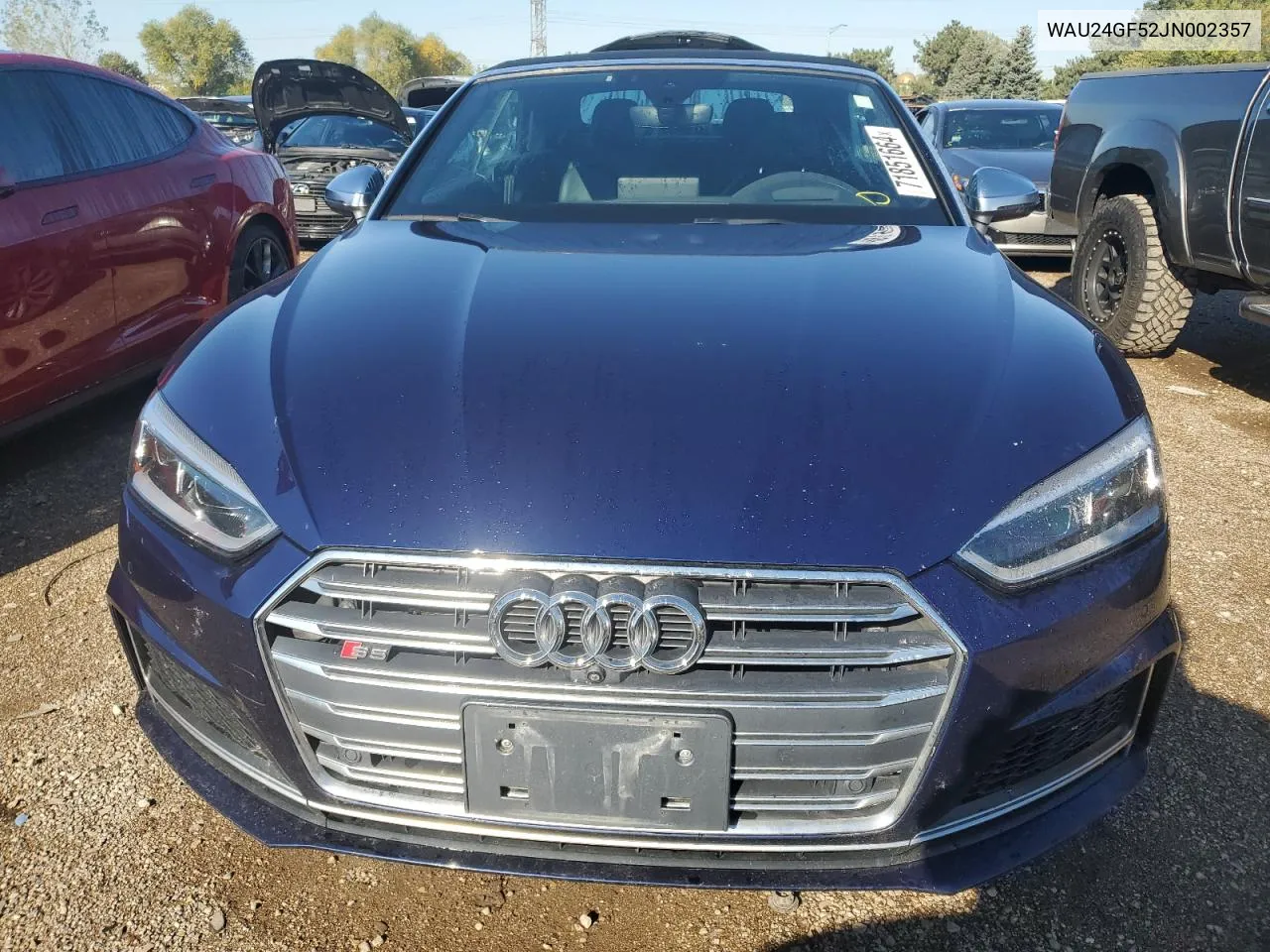 WAU24GF52JN002357 2018 Audi S5 Prestige