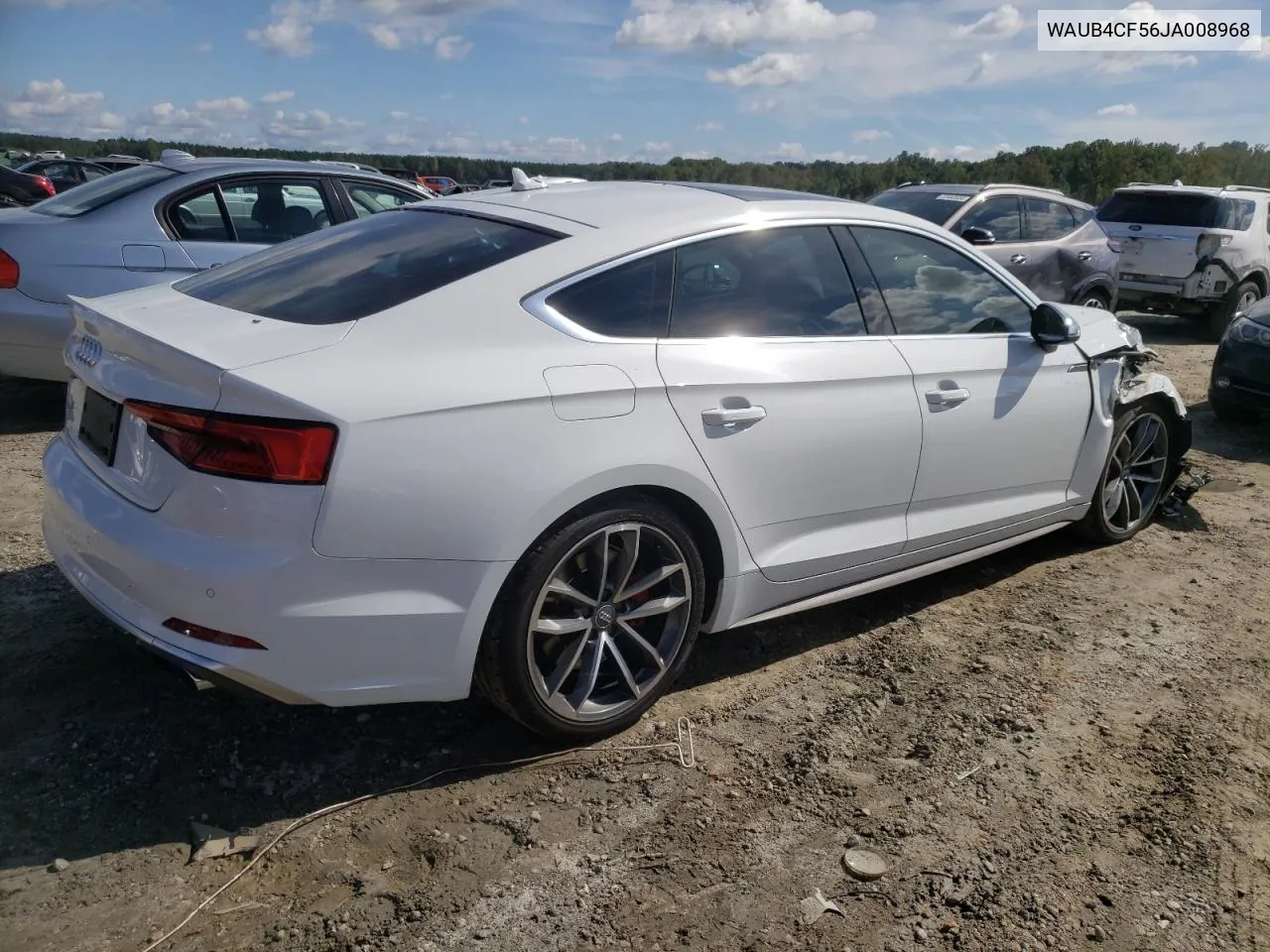 2018 Audi S5 Premium Plus VIN: WAUB4CF56JA008968 Lot: 72451884