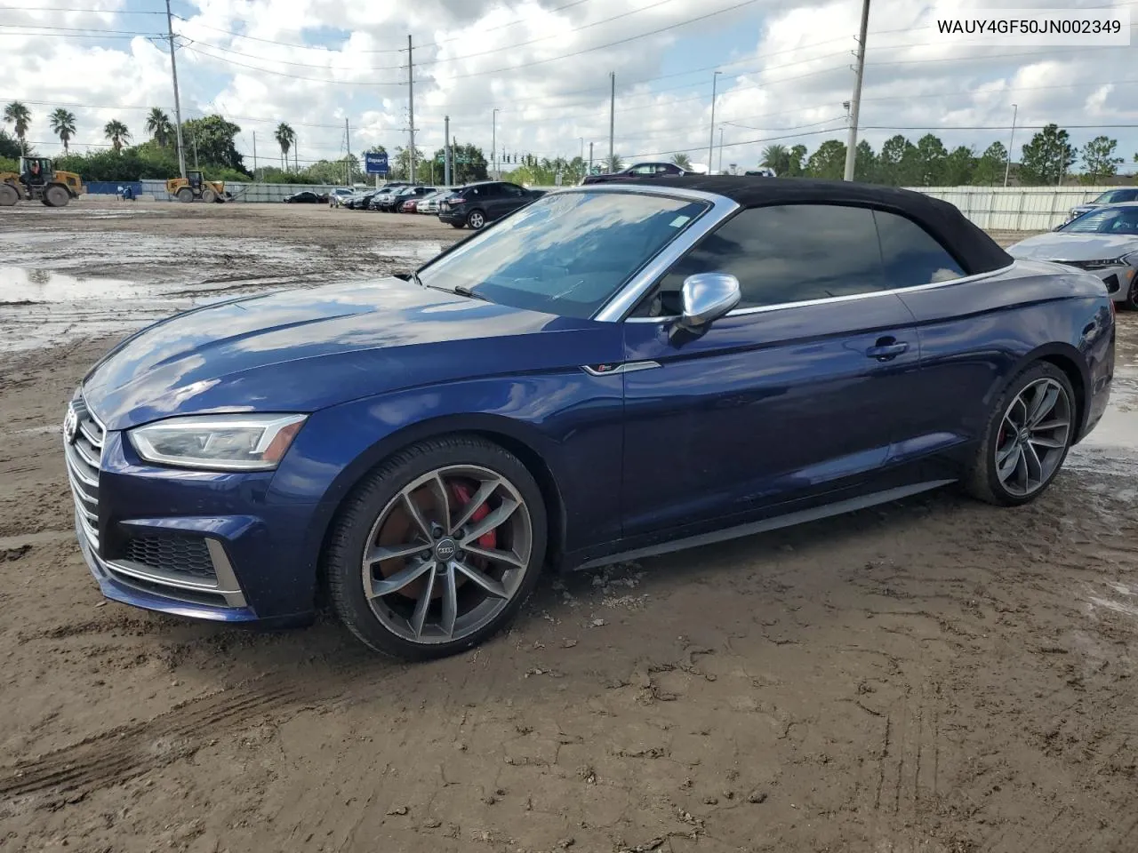 2018 Audi S5 Premium Plus VIN: WAUY4GF50JN002349 Lot: 73889734