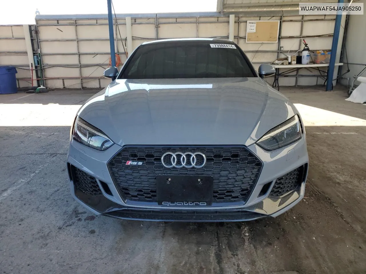 2018 Audi Rs5 VIN: WUAPWAF54JA905250 Lot: 73988414