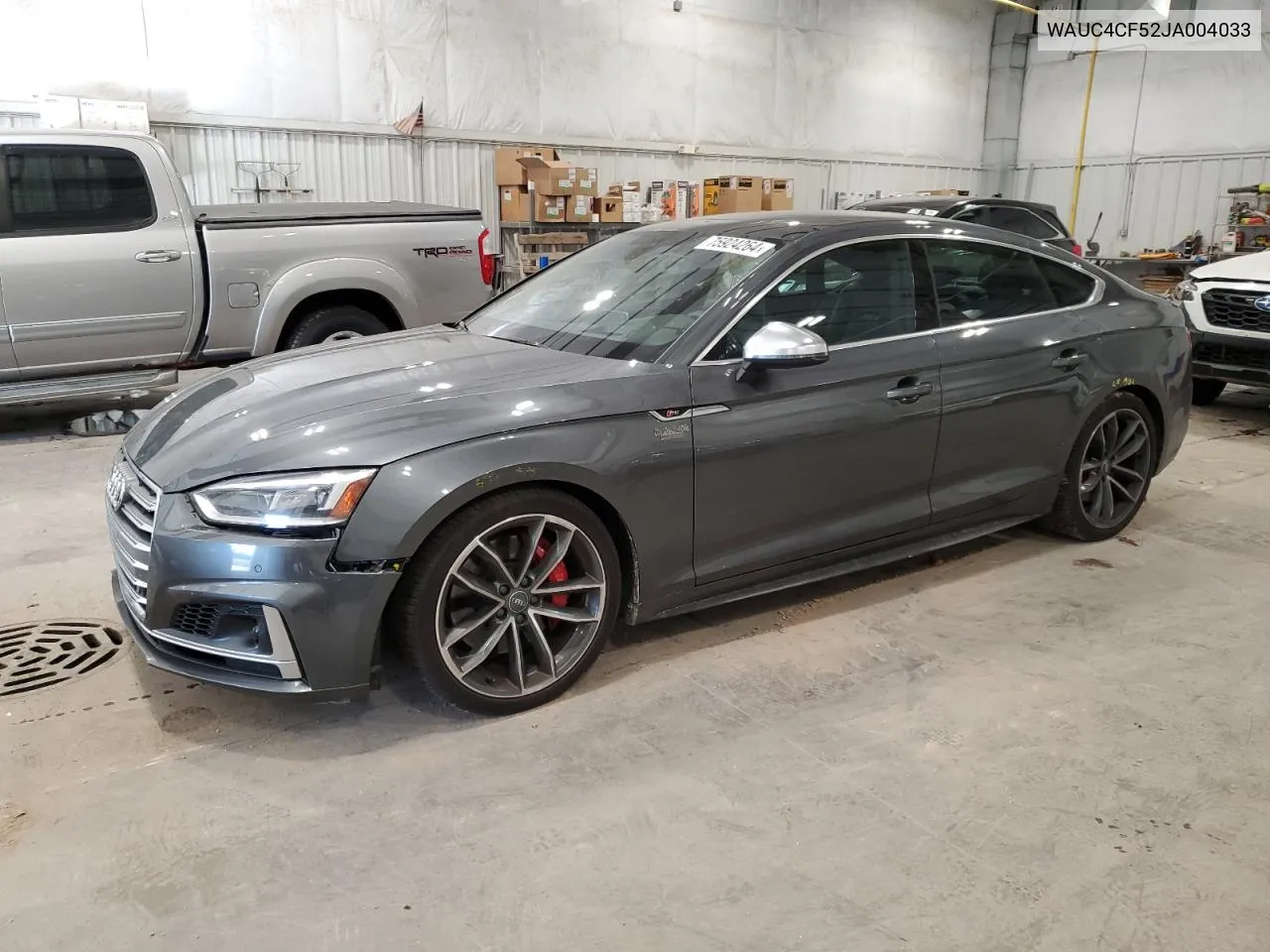 2018 Audi S5 Prestige VIN: WAUC4CF52JA004033 Lot: 75924264