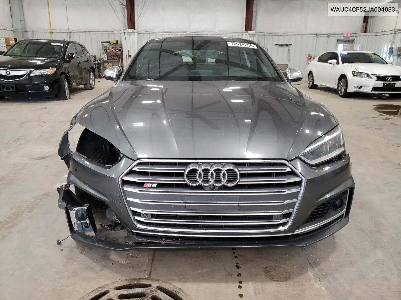 WAUC4CF52JA004033 2018 Audi S5 Prestige