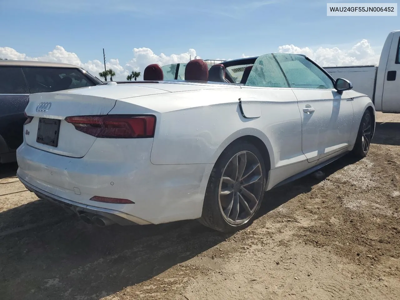 2018 Audi S5 Prestige VIN: WAU24GF55JN006452 Lot: 76177644