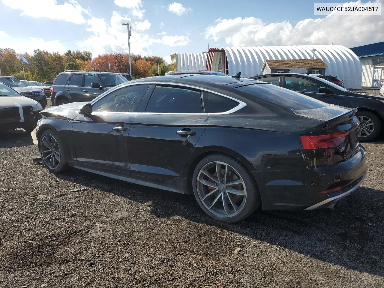 2018 Audi S5 Prestige VIN: WAUC4CF52JA004517 Lot: 76233844