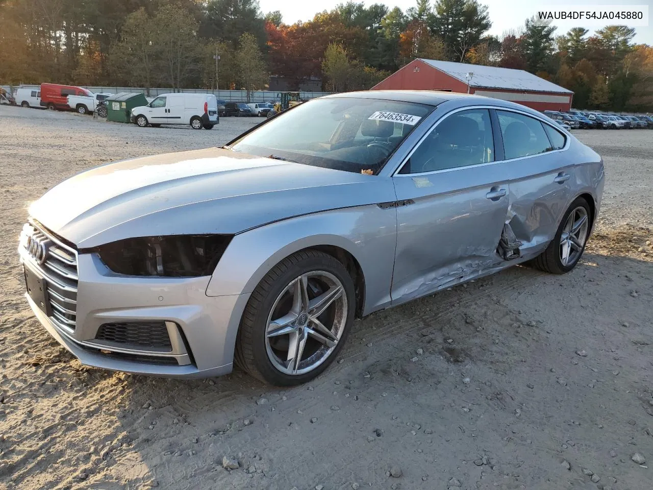 WAUB4DF54JA045880 2018 Audi S5 Premium Plus