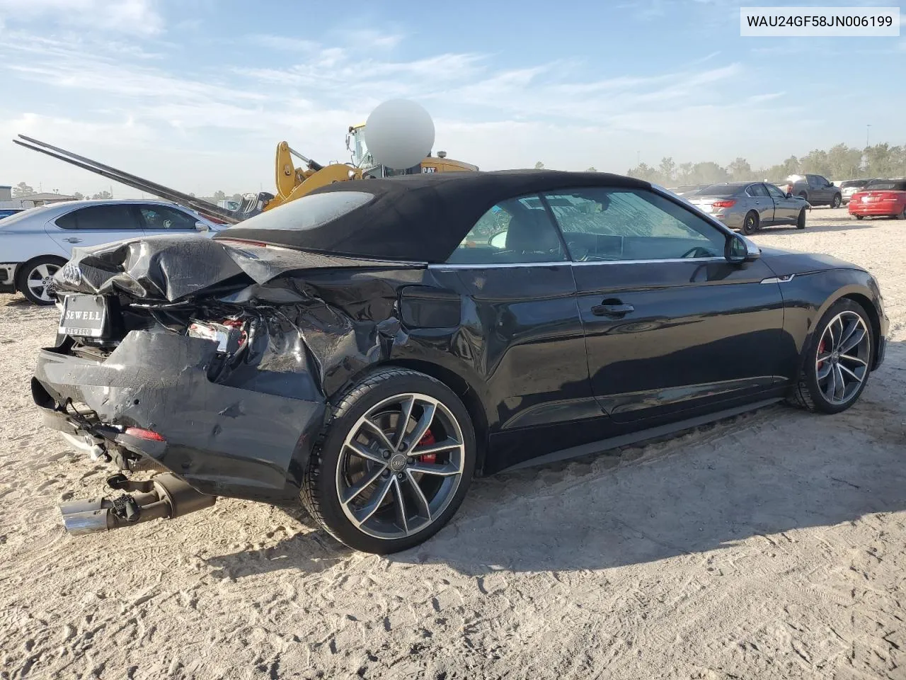 2018 Audi S5 Prestige VIN: WAU24GF58JN006199 Lot: 77109624