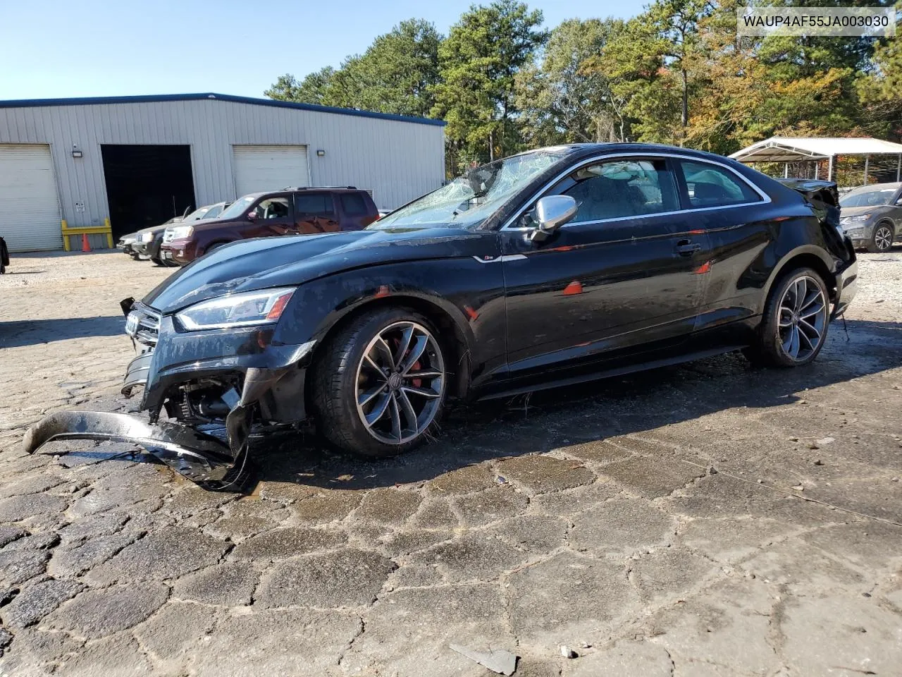 2018 Audi S5 Premium Plus VIN: WAUP4AF55JA003030 Lot: 77485904