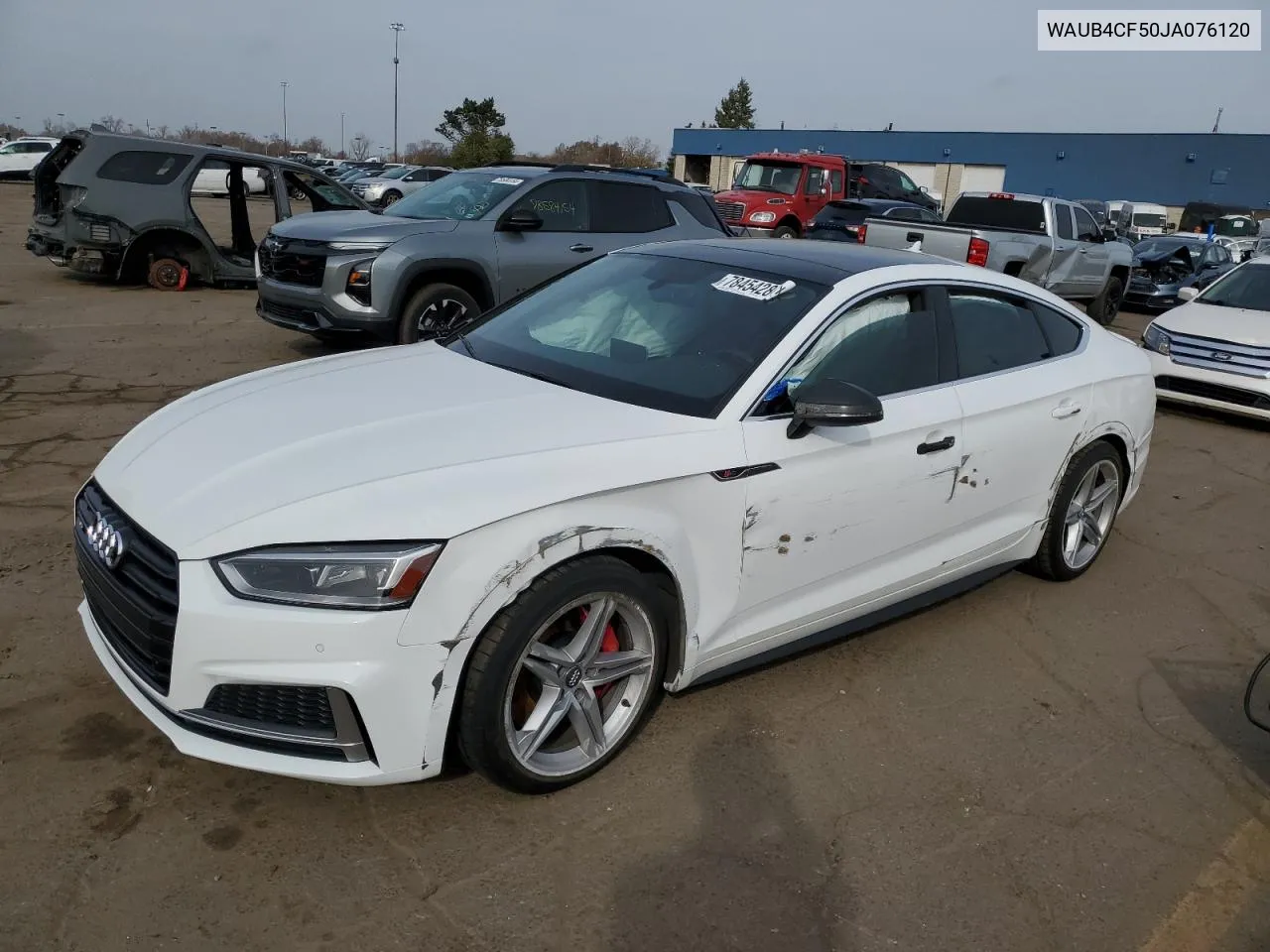 2018 Audi S5 Premium Plus VIN: WAUB4CF50JA076120 Lot: 78454284