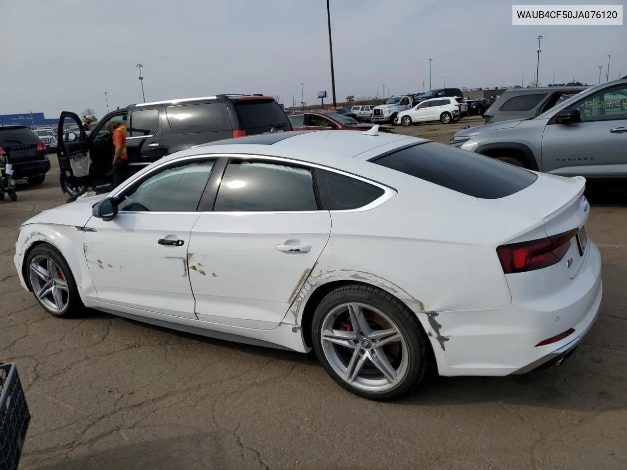 2018 Audi S5 Premium Plus VIN: WAUB4CF50JA076120 Lot: 78454284