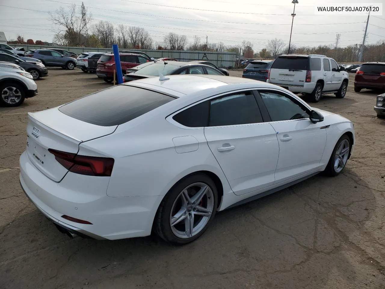 2018 Audi S5 Premium Plus VIN: WAUB4CF50JA076120 Lot: 78454284