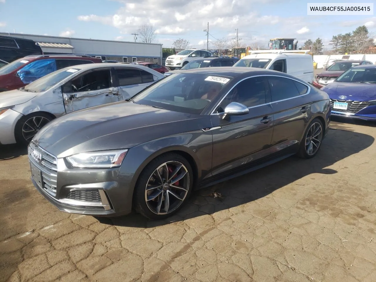 2018 Audi S5 Premium Plus VIN: WAUB4CF55JA005415 Lot: 79482974