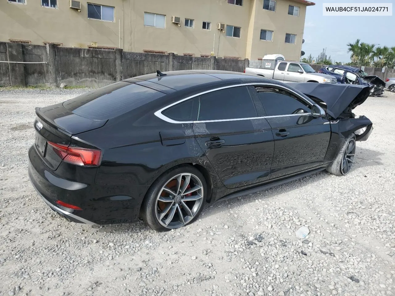 2018 Audi S5 Premium Plus VIN: WAUB4CF51JA024771 Lot: 80023194