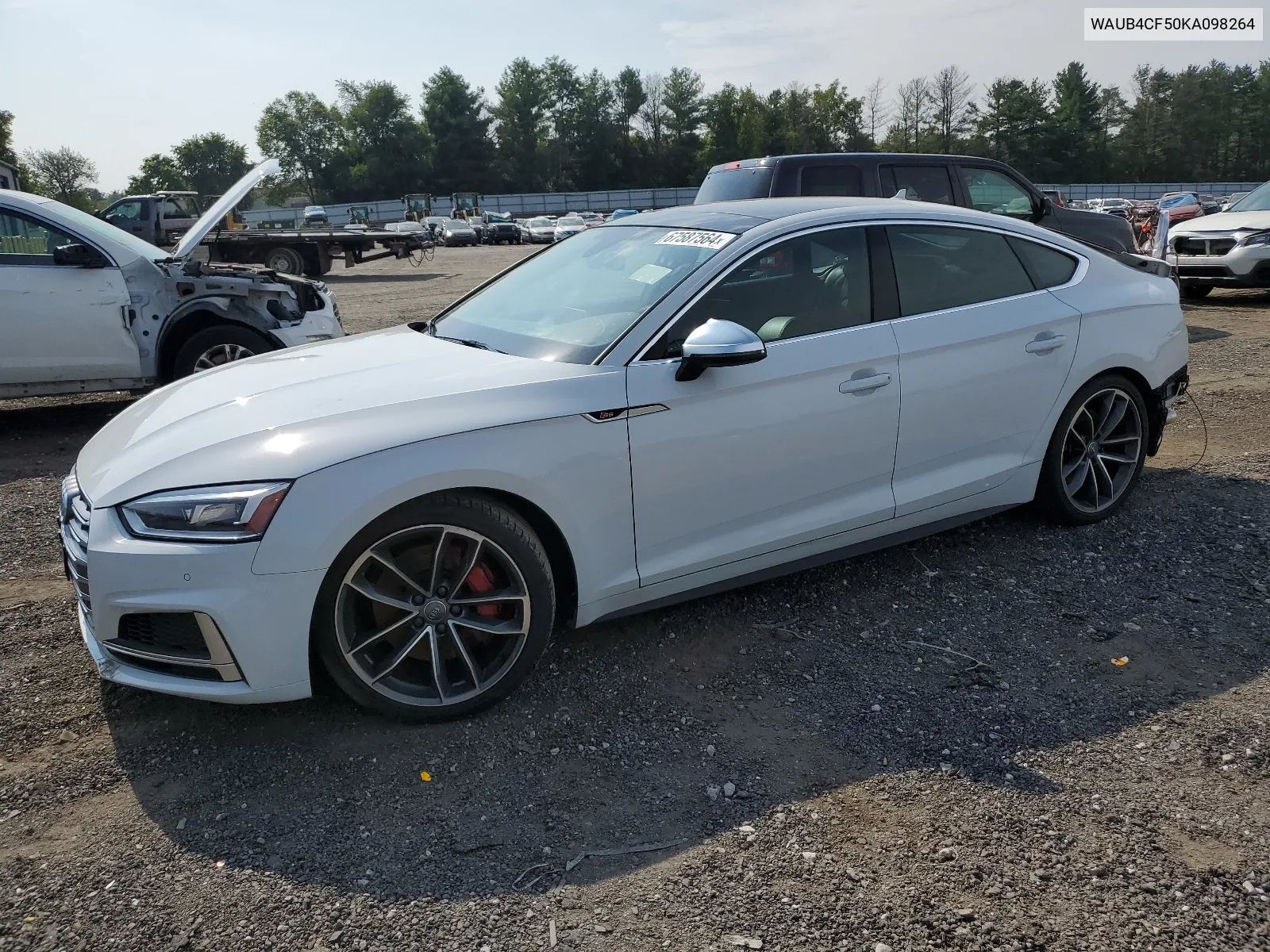 2019 Audi S5 Premium Plus VIN: WAUB4CF50KA098264 Lot: 67587564