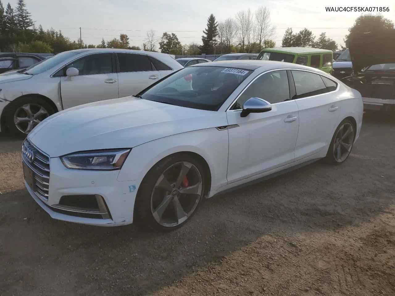 2019 Audi S5 Prestige VIN: WAUC4CF55KA071856 Lot: 69377184