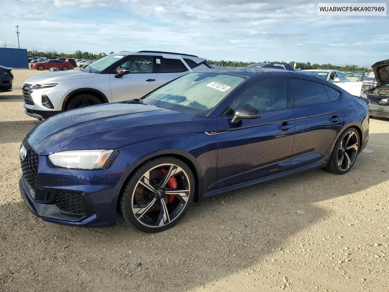 WUABWCF54KA907989 2019 Audi Rs5