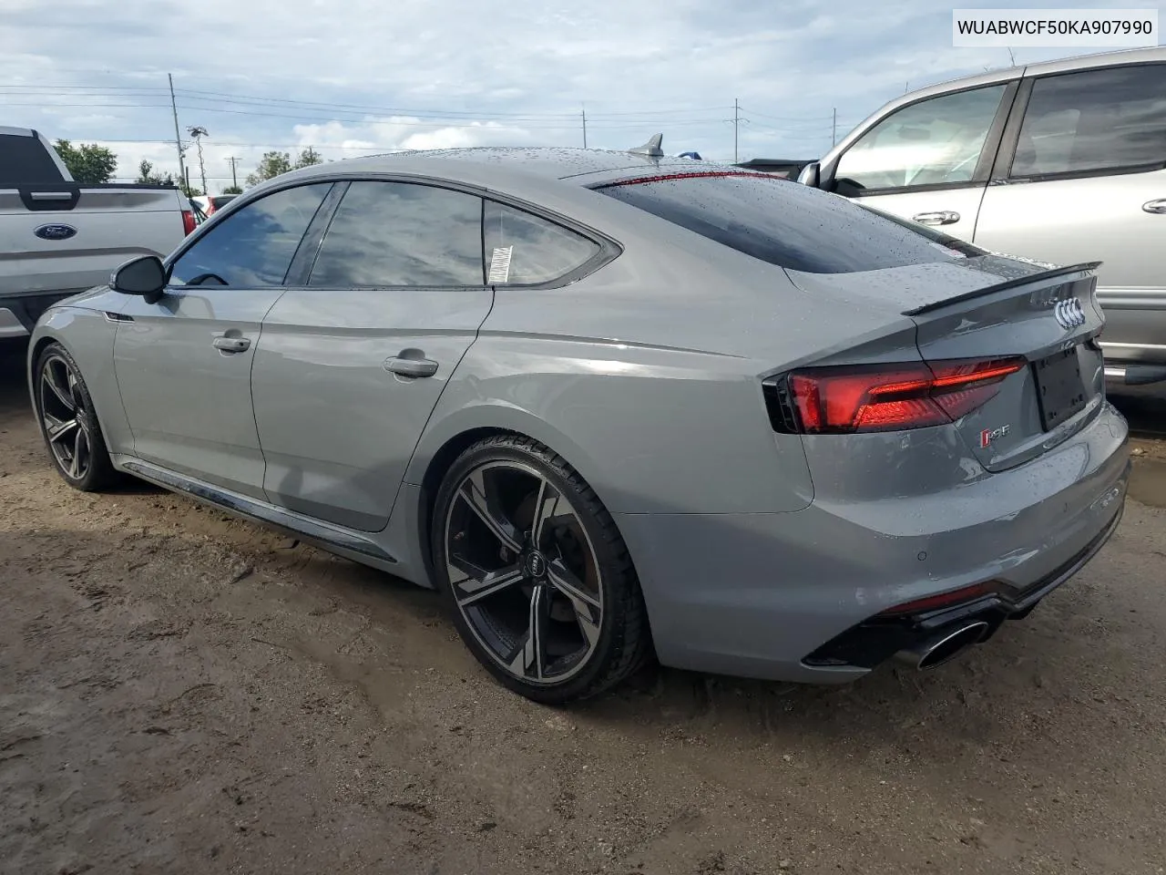 2019 Audi Rs5 VIN: WUABWCF50KA907990 Lot: 74036664