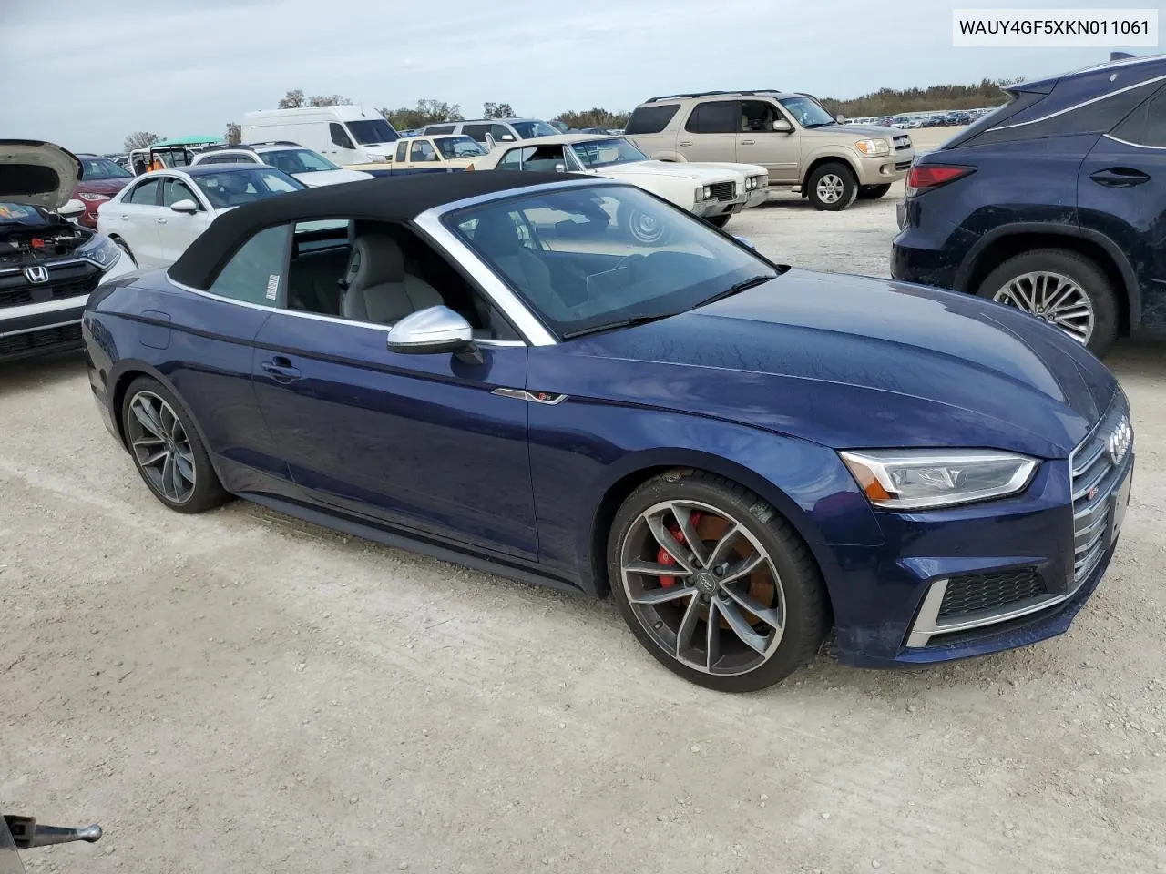 2019 Audi S5 Premium Plus VIN: WAUY4GF5XKN011061 Lot: 77358734