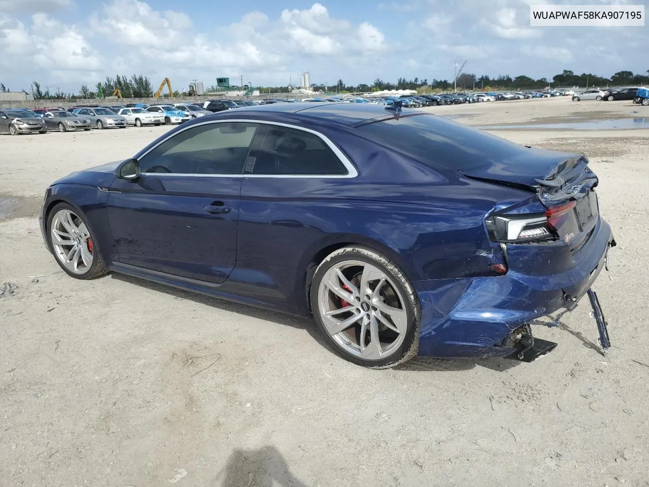 2019 Audi Rs5 VIN: WUAPWAF58KA907195 Lot: 78882884