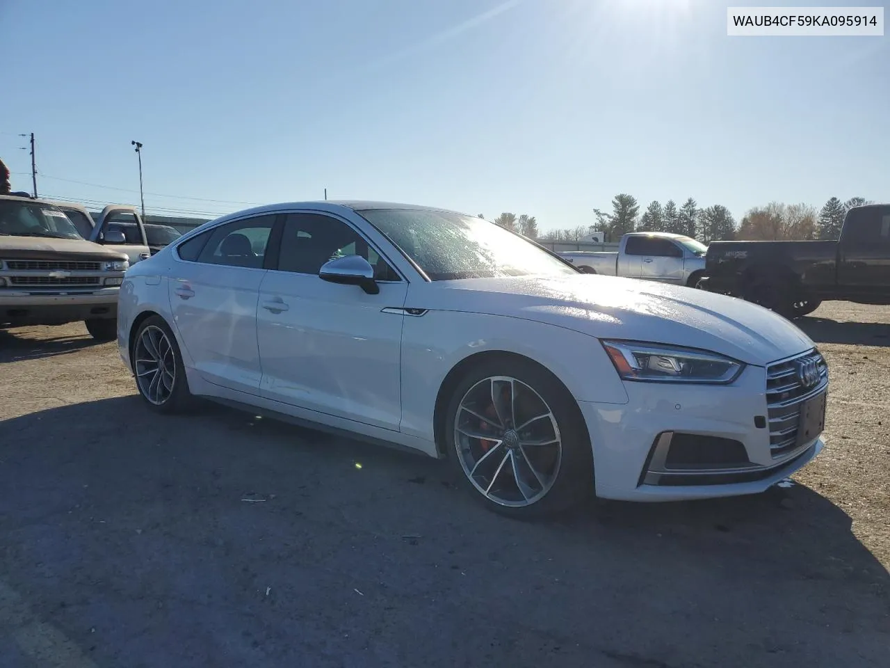 2019 Audi S5 Premium Plus VIN: WAUB4CF59KA095914 Lot: 80036044