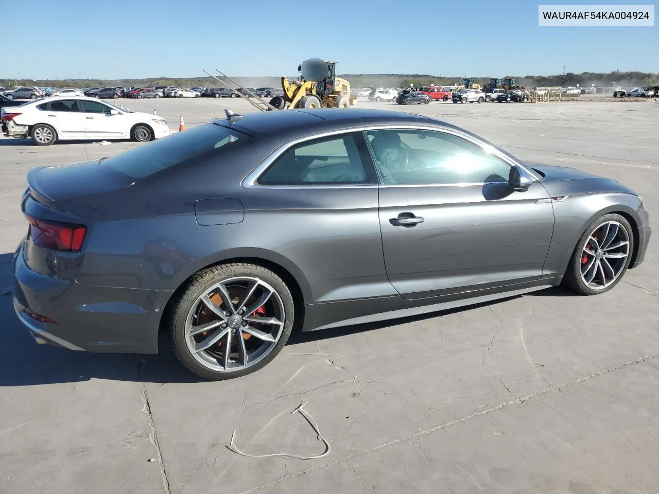 2019 Audi S5 Prestige VIN: WAUR4AF54KA004924 Lot: 80794694