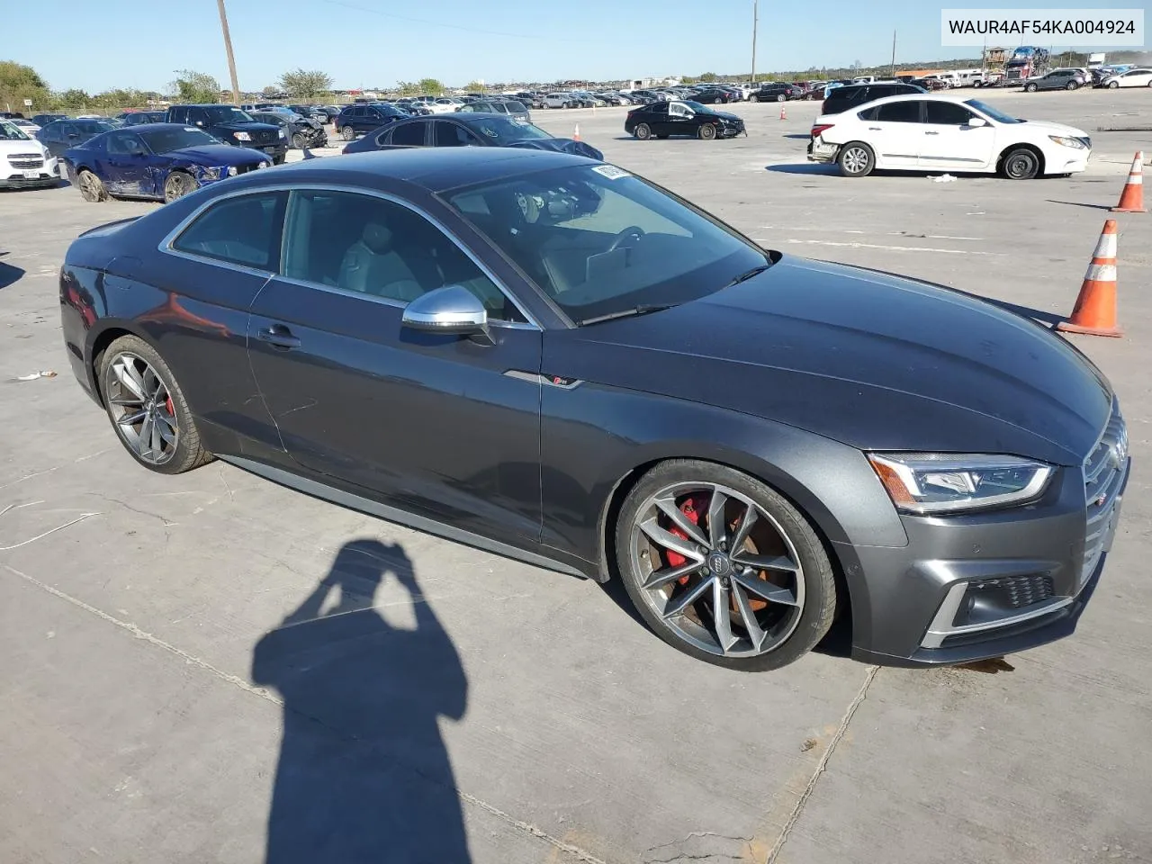 2019 Audi S5 Prestige VIN: WAUR4AF54KA004924 Lot: 80794694