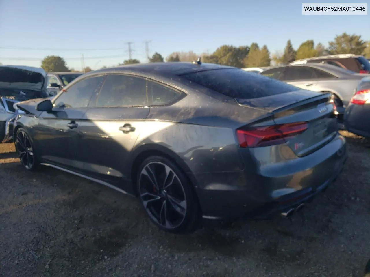 WAUB4CF52MA010446 2021 Audi S5 Prestige