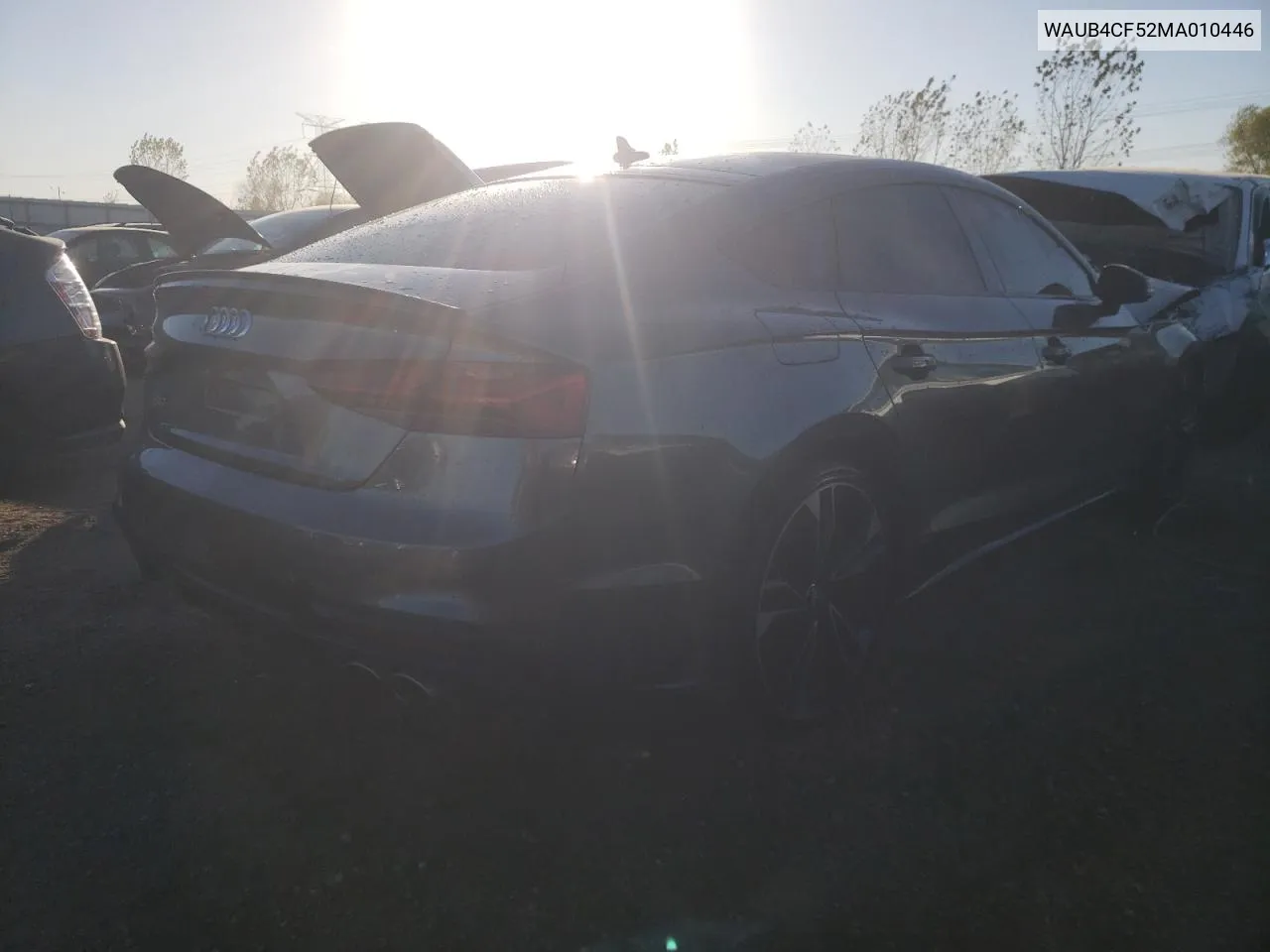 2021 Audi S5 Prestige VIN: WAUB4CF52MA010446 Lot: 75016634