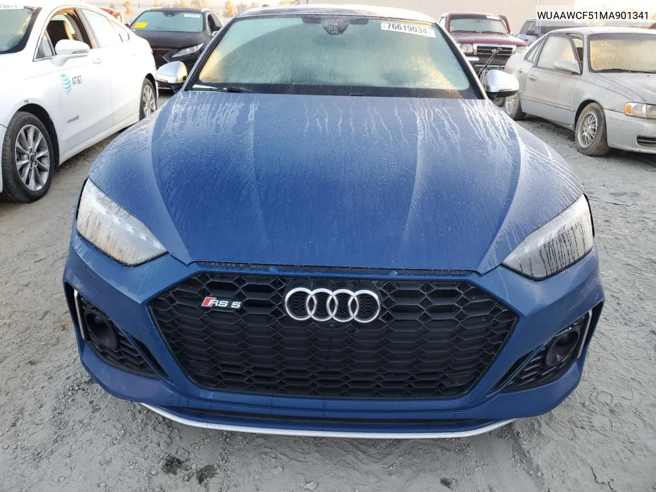 2021 Audi Rs5 VIN: WUAAWCF51MA901341 Lot: 76619034