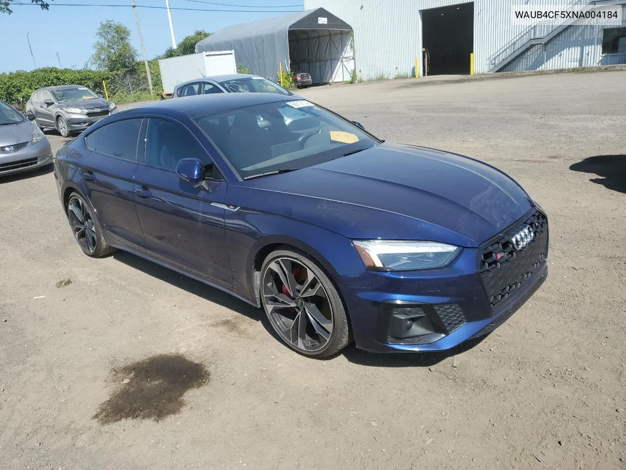 2022 Audi S5 Prestige VIN: WAUB4CF5XNA004184 Lot: 68912754