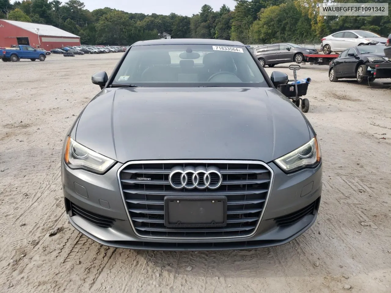 2015 Audi A3 Premium VIN: WAUBFGFF3F1091342 Lot: 71833564