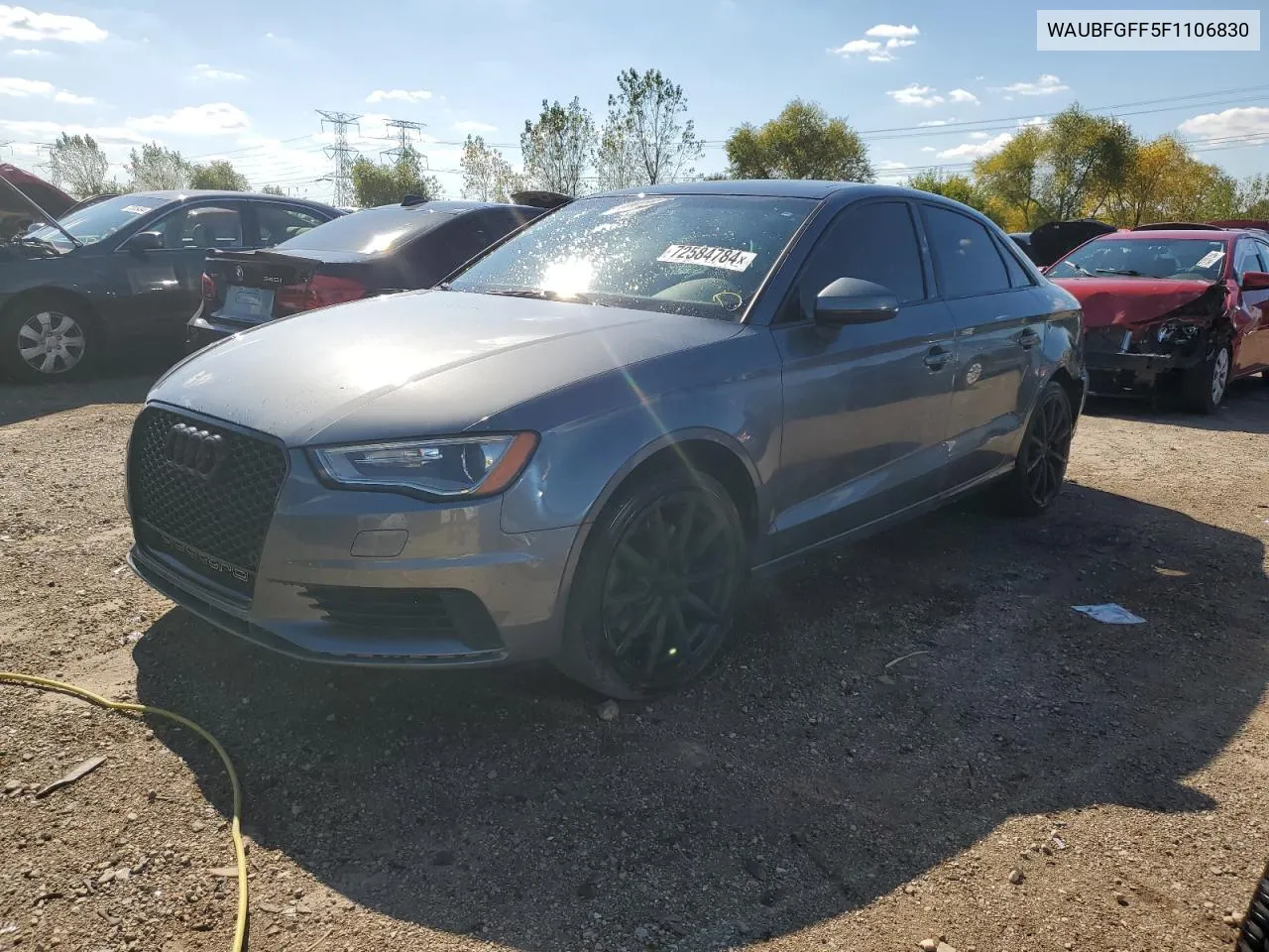 WAUBFGFF5F1106830 2015 Audi A3 Premium