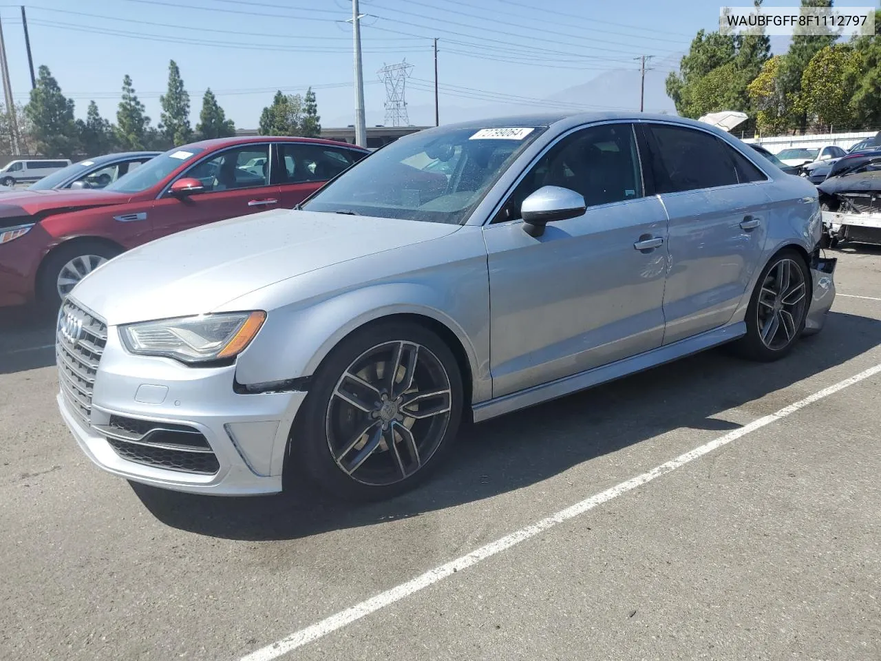 2015 Audi S3 Premium Plus VIN: WAUBFGFF8F1112797 Lot: 72799064