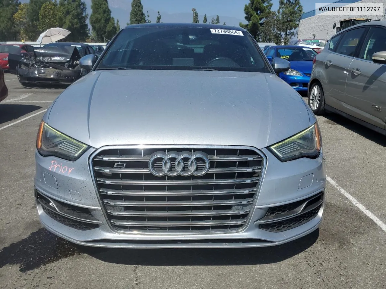 2015 Audi S3 Premium Plus VIN: WAUBFGFF8F1112797 Lot: 72799064