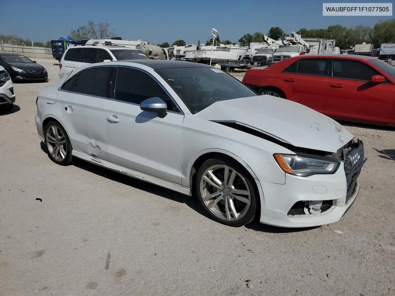 2015 Audi S3 Premium Plus VIN: WAUBFGFF1F1077505 Lot: 74013624